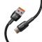 Tech-Protect 100W/5A 25cm USB-C Kabel UltraBoost Evo Svart