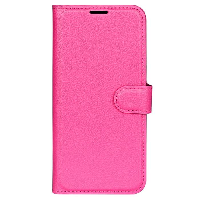 Bild 5, Samsung Galaxy A25 5G Fodral Litchi Läder Rosa
