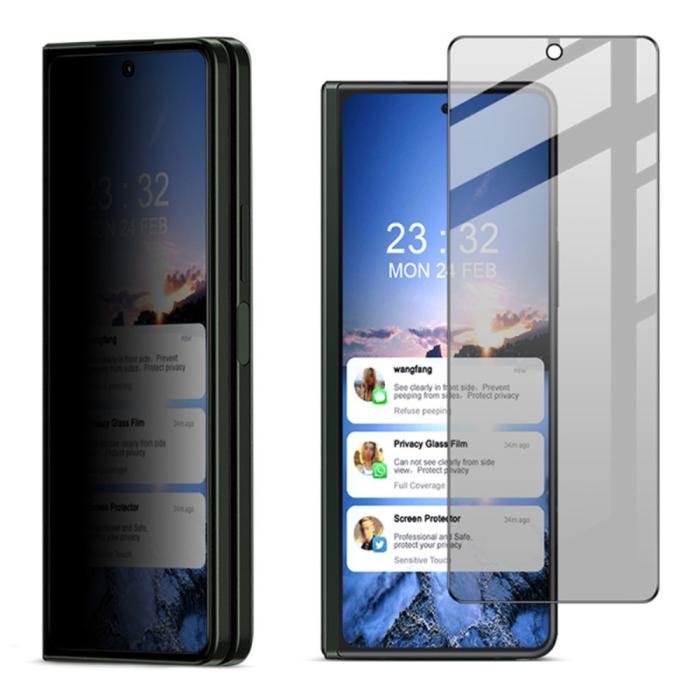 Bild 4, IMAK Galaxy Z Fold 5 Skärmskydd Härdat Glas Privacy