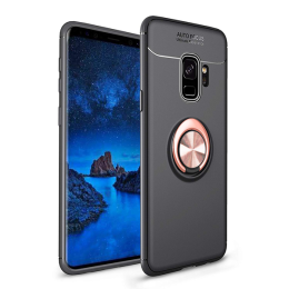 Samsung Galaxy S9 - Ring Skal - Svart/Rosé