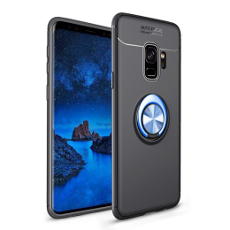 Samsung Galaxy S9 - Ring Skal - Svart/Blå