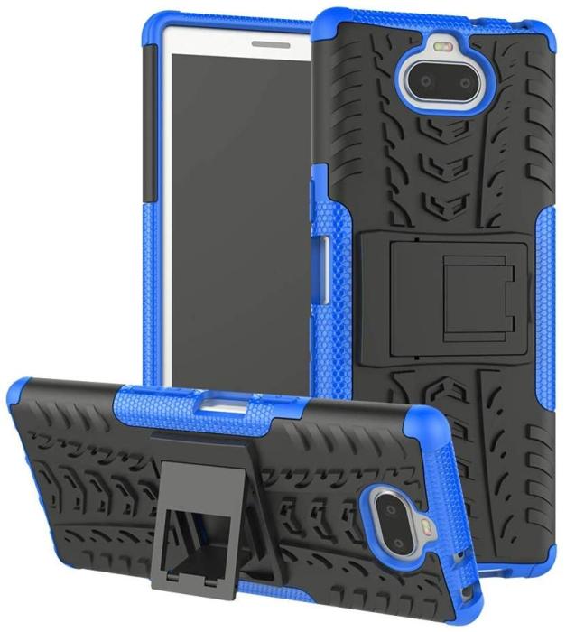 Bild 1, Sony Xperia 10 Plus | Ultimata stöttåliga skalet med stöd | Blå