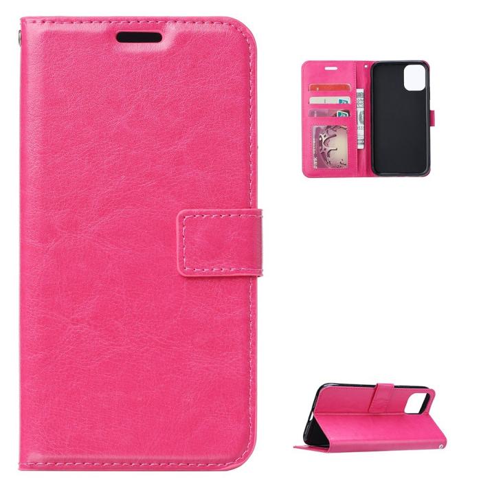 Bild 1, Samsung Galaxy S21 Ultra - Crazy Horse Fodral - Rosa