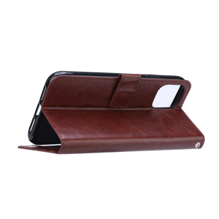 Bild 5, Samsung Galaxy S21 Ultra - Crazy Horse Fodral - Brun