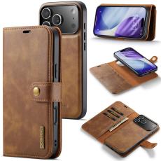 DG.MING iPhone 17 Pro Max 2in1 Magnet Fodral / Skal Brun