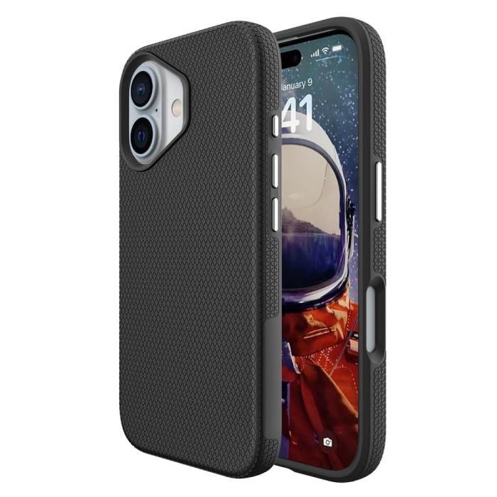 Bild 2, iPhone 16 Plus Skal Xtreme Shockproof Hybrid Svart