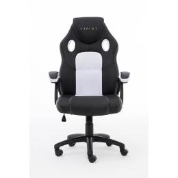 RAPTOR Gamingstol GS-40 Compact Konstläder & Tyg Svart/Vit