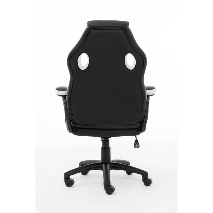 Bild 5, RAPTOR Gamingstol GS-40 Compact Konstläder & Tyg Svart/Vit