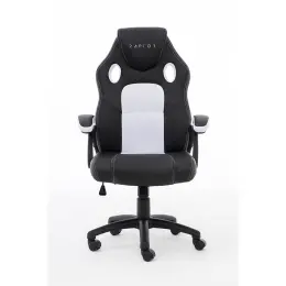 RAPTOR Gamingstol GS-40 Compact Konstläder & Tyg Svart/Vit