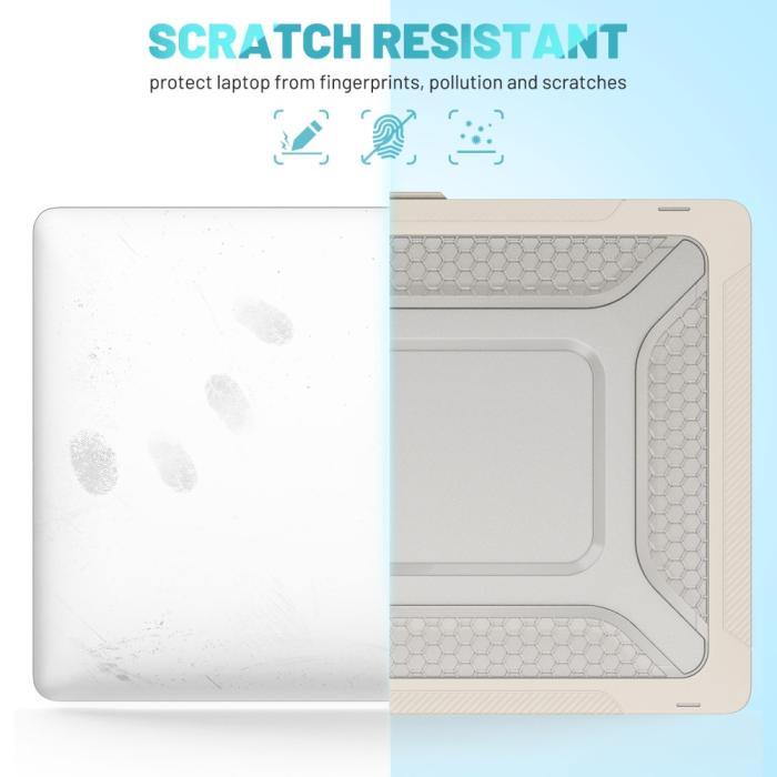 Bild 6, MacBook Pro 16 2021-2023 Skal Med Kickstand Beige