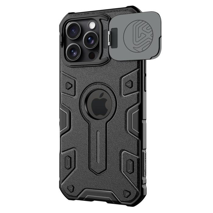 Bild 3, NILLKIN iPhone 16 Pro Max Skal Camshield Armor Svart
