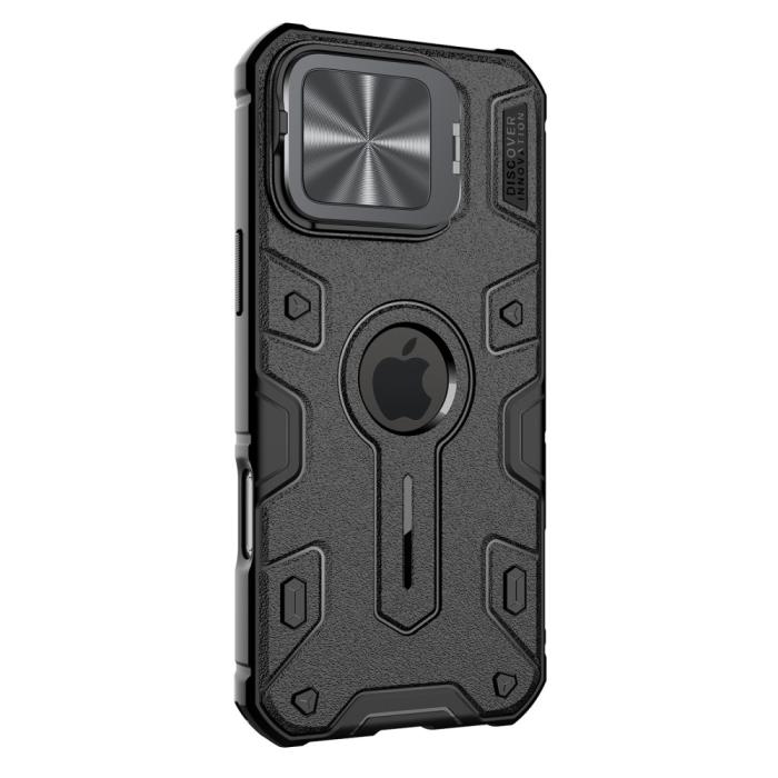 Bild 4, NILLKIN iPhone 16 Pro Max Skal Camshield Armor Svart
