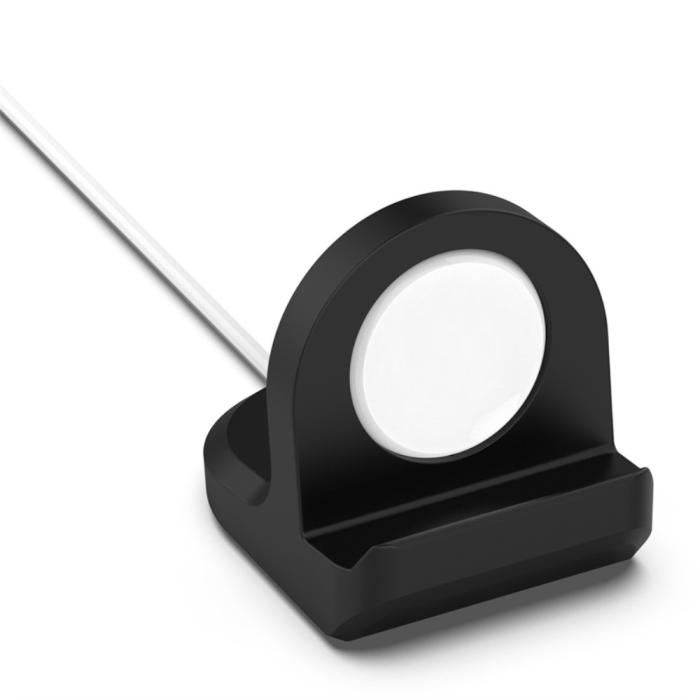 Bild 2, Google Pixel Watch Laddningsstativ Silikon Svart
