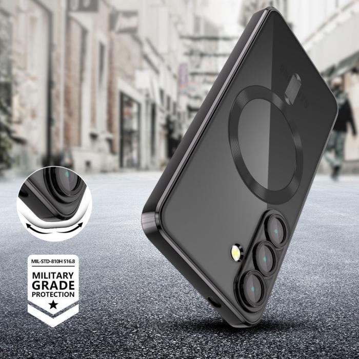 Bild 2, Tech-Protect Galaxy A56 5G Skal MagSafe MagFlex Shiny Black