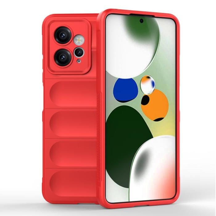Bild 1, Xiaomi Redmi Note 12 4G Skal Magic Shield Röd