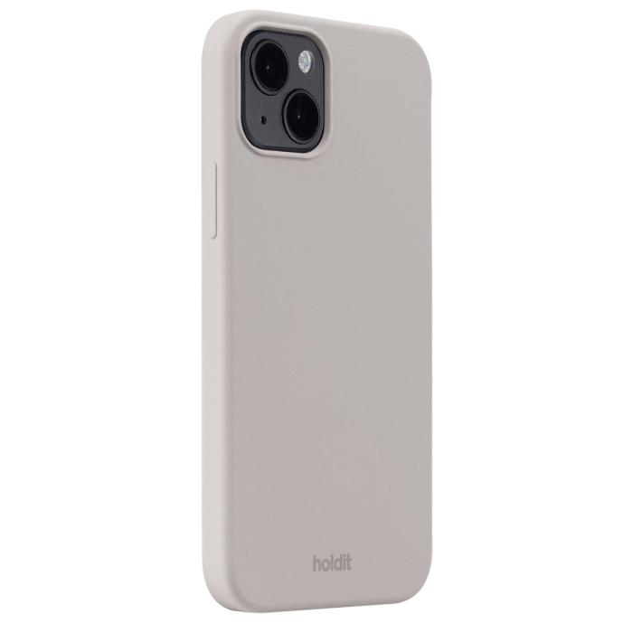 Bild 2, holdit iPhone 15 Plus Mobilskal Silikon Taupe