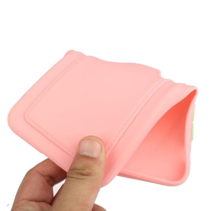 Bild 6, iPhone 13 Skal Med Kortfack Ljus Rosa