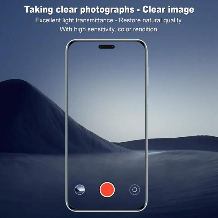 Bild 4, IMAK Honor Magic7 Pro Linsskydd Härdat Glas Svart
