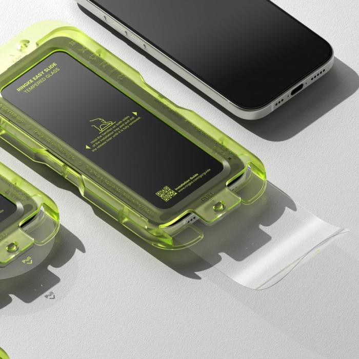 Bild 4, Ringke iPhone 17 2-PACK Easy Slide Skärmskydd Härdat Glas