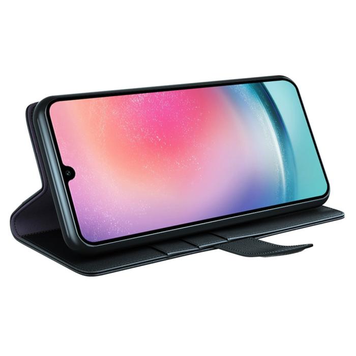 Bild 3, Samsung Galaxy A16 Fodral Premium Äkta Läder Svart