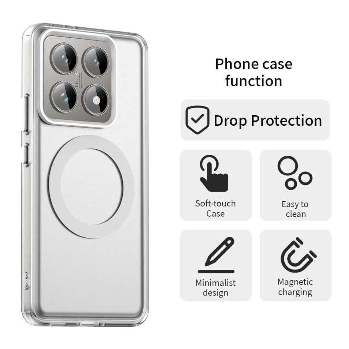 Bild 2, Xiaomi 14T Skal MagSafe Hybrid Vit