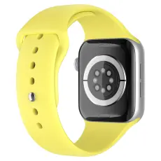 Apple Watch 38/40/41/42 mm Silikon Armband (S/M) Gul