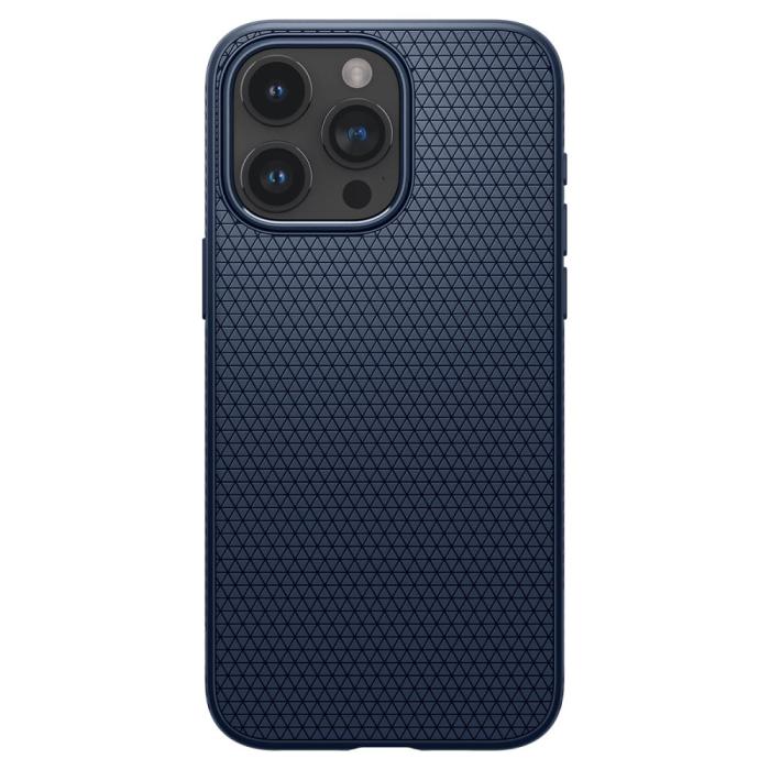 Bild 2, Spigen iPhone 15 Pro Skal Liquid Air Navy Blue