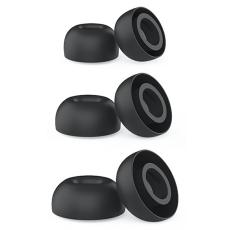 AHASTYLE 3-PACK AirPods Pro 3 &Ouml;ronpluggar Silikon Svart
