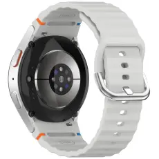 Galaxy Watch 5/5 Pro/6/7/FE Armband Silikon Wave Design