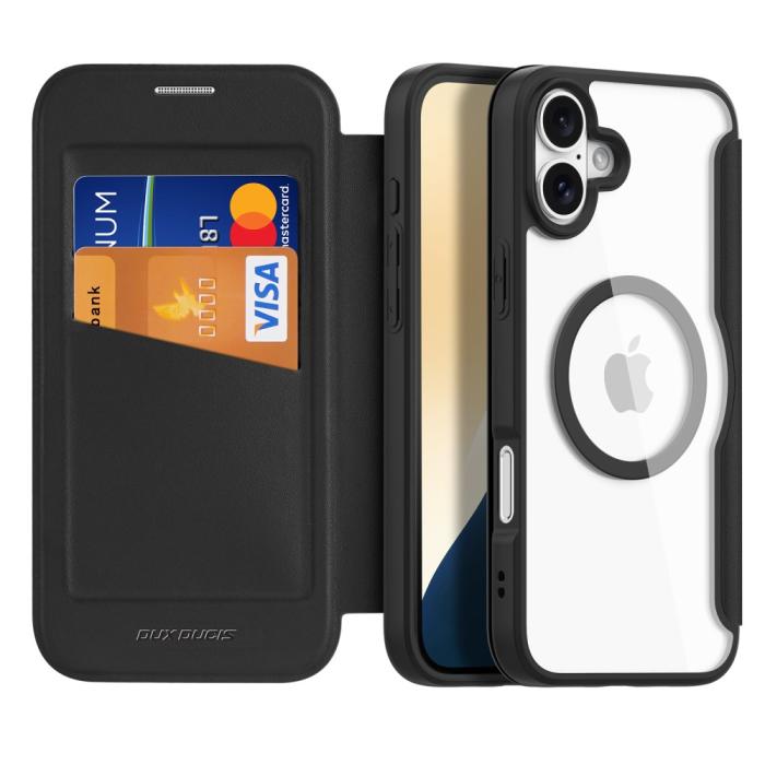 Bild 2, DUX DUCIS iPhone 16 Plus Fodral MagSafe Skin X Pro Svart