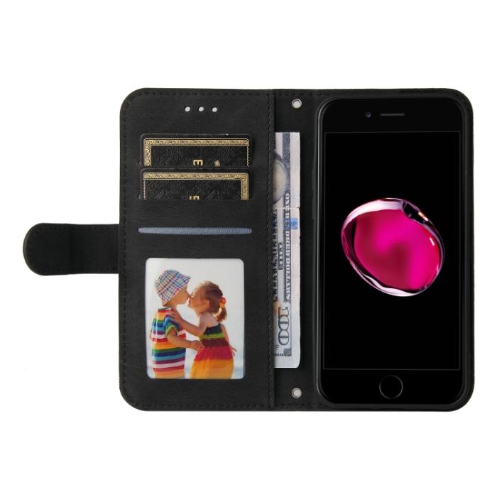 Bild 4, iPhone 7/8/SE Fodral Skin Touch Svart