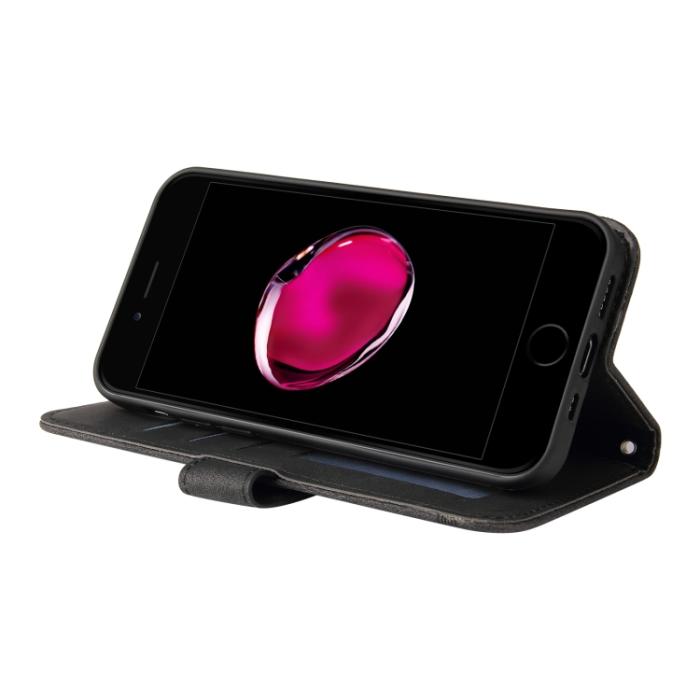 Bild 5, iPhone 7/8/SE Fodral Skin Touch Svart