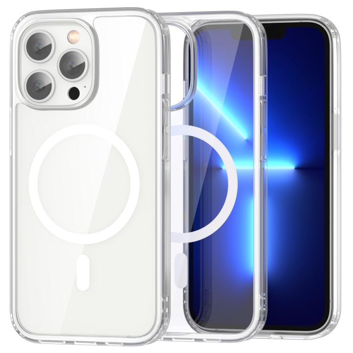 Bild 1, ColorPop iPhone 13 Pro Skal CH MagSafe Transparent/Vit