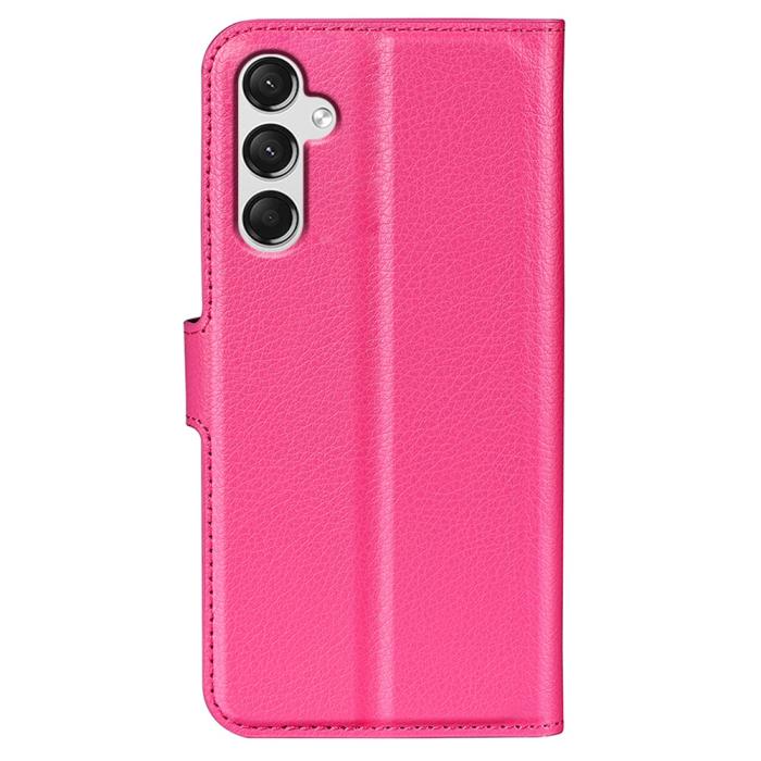 Bild 6, Samsung Galaxy A25 5G Fodral Litchi Läder Rosa