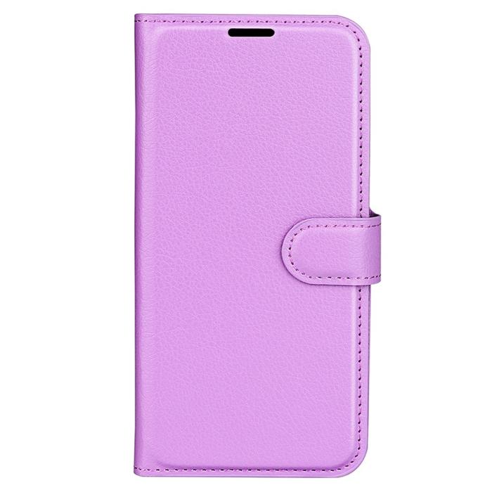 Bild 5, Samsung Galaxy A25 5G Fodral Litchi Läder Lila