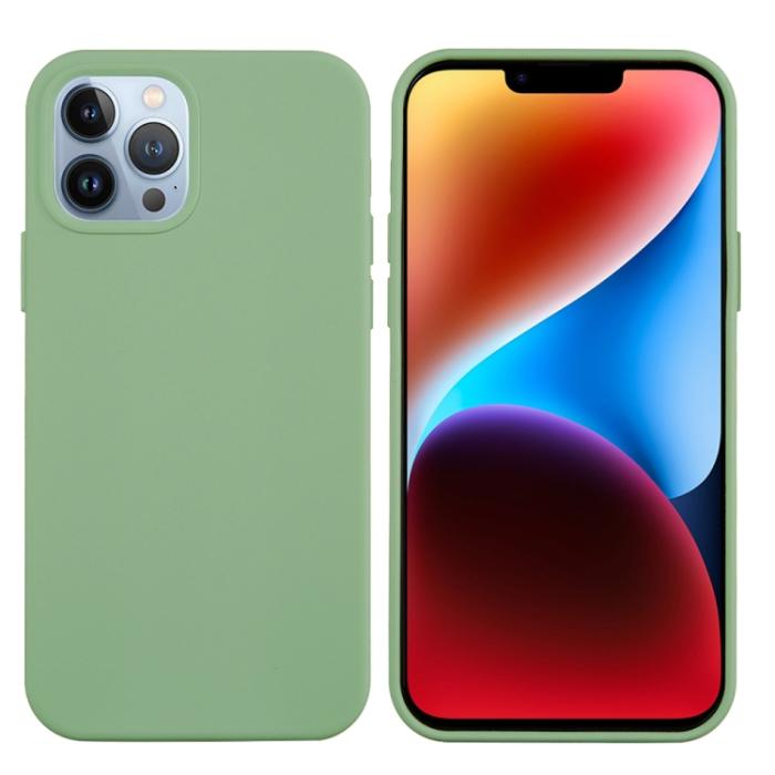 Bild 2, iPhone 15 Pro Skal Silikon Grön