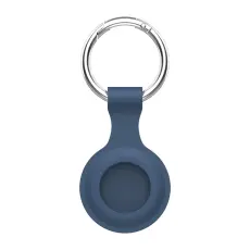 AirTag Hållare med nyckelring - Mörk Blå