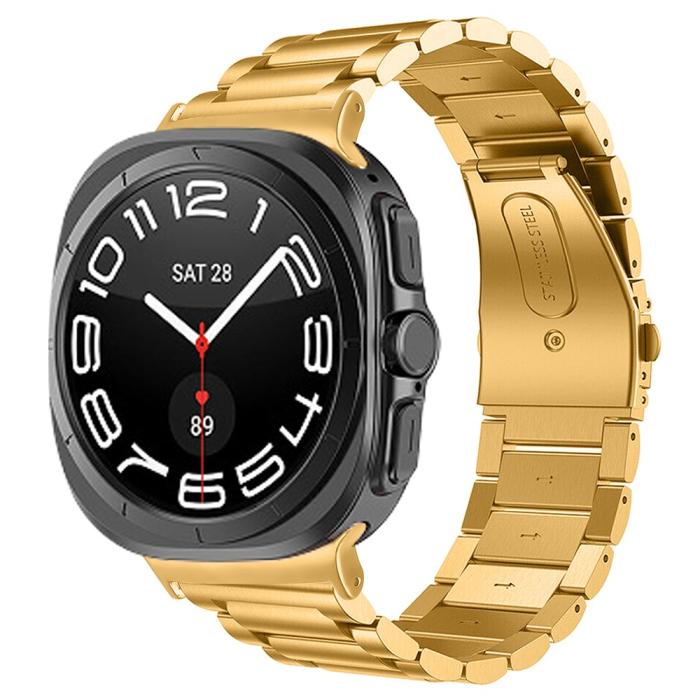 Bild 3, Galaxy Watch Ultra (2025) 47 mm Klockarmband Rostfritt Stål Guld