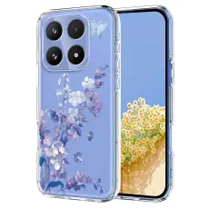 Xiaomi 17 Skal TPU Blommor Violer