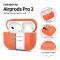 Tech-Protect AirPods Pro 1/2 Skal Silikon Neon Orange