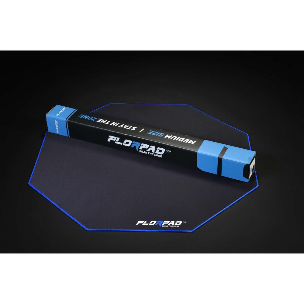 FLORPAD Blue Line Gamingmatta 100x100 cm