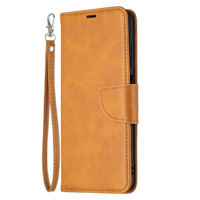 Bild 2, Samsung Galaxy A03s Fodral Läder Solid Shark Ljus Brun