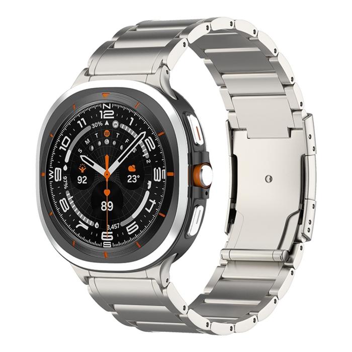 Bild 2, Samsung Galaxy Watch 8 46/44/40 mm Armband Metall Titanium