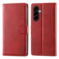 Samsung Galaxy A37 5G Fodral L&auml;der R&ouml;d