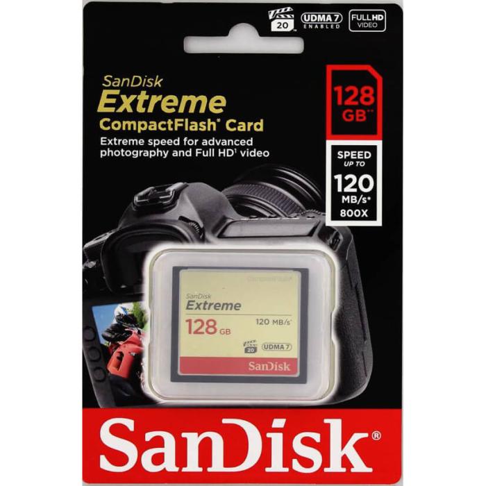 Bild 2, SanDisk CF Extreme 128GB 120MB/s Minneskort