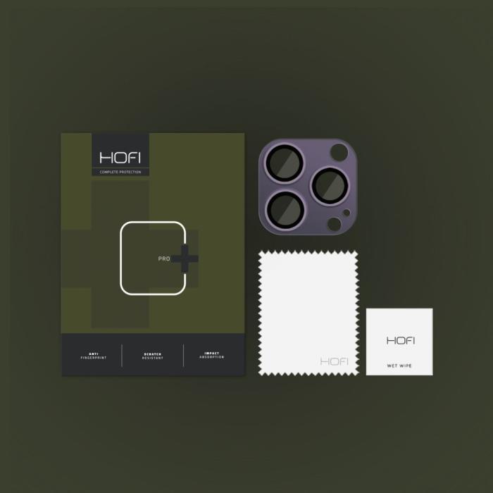 Bild 2, HOFI iPhone 14 Pro / 14 Pro Max Linsskydd FullCam Pro+ Lila