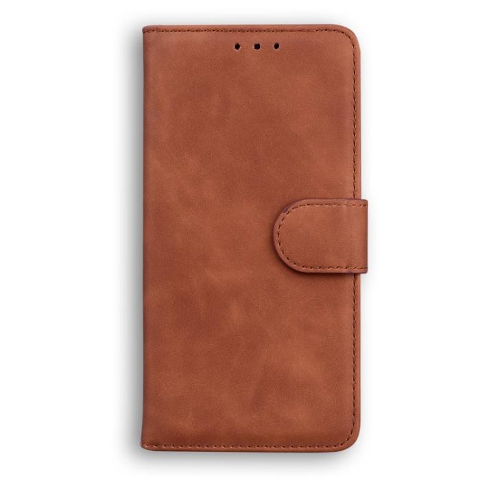 Bild 2, Xiaomi 12 Pro Fodral Skin Touch Brun
