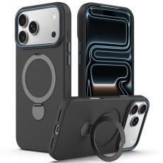 iPhone 17 Pro Max Skal MagSafe Kickstand Hybrid Svart