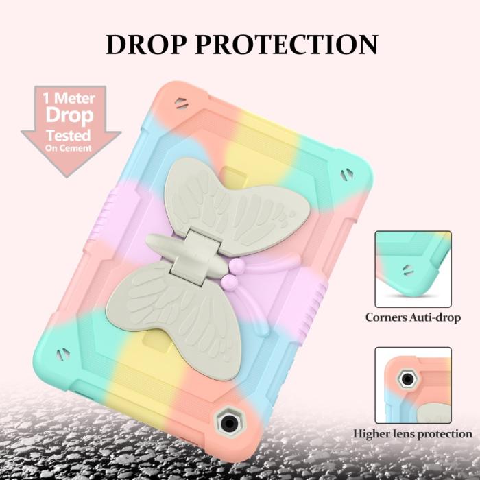 Bild 2, Samsung Galaxy Tab A9 Plus Fodral Butterfly Shockproof Hybrid
