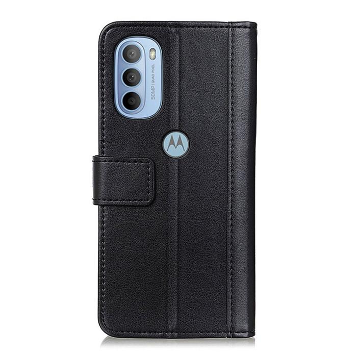 Bild 3, Motorola Moto G31 / G41 Fodral Läder Svart